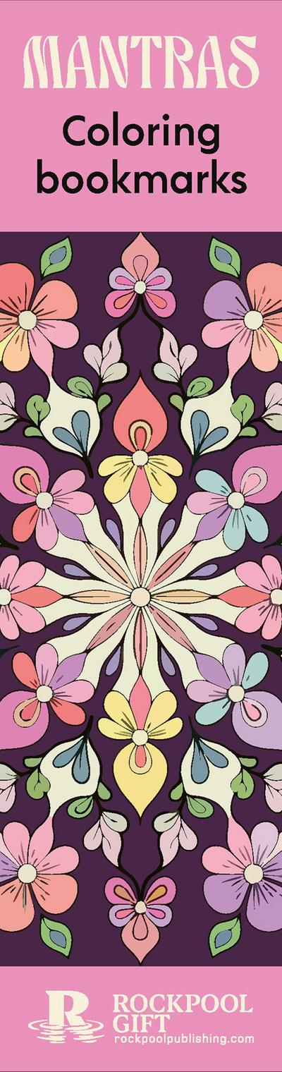 Mantras Coloring Bookmarks