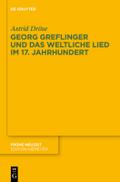 Georg Greflinger und das weltliche Lied im 17. Jah