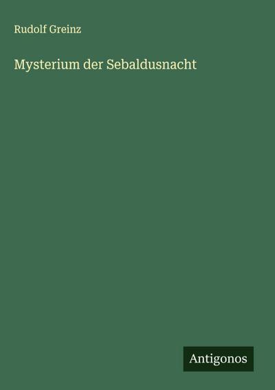 Mysterium der Sebaldusnacht