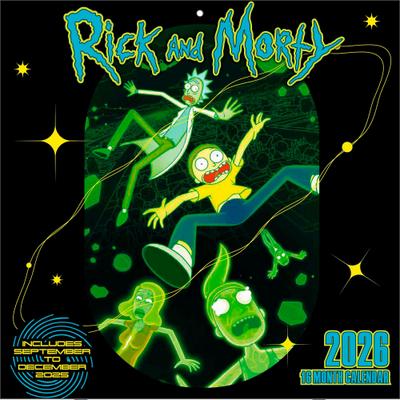 RICK AND MORTY - Broschürenkalender im Format 30 x 30