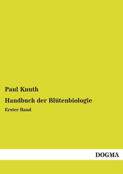 Handbuch der Blütenbiologie