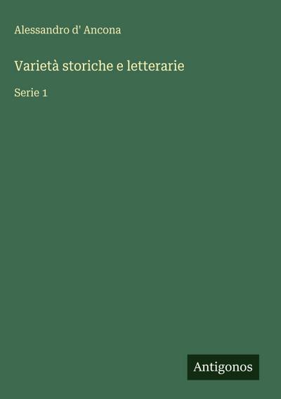 Varietà storiche e letterarie