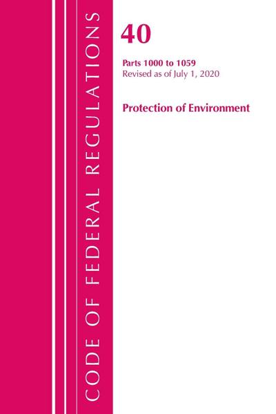 Code of Federal Regulations, Title 40