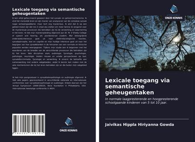 Lexicale toegang via semantische geheugentaken