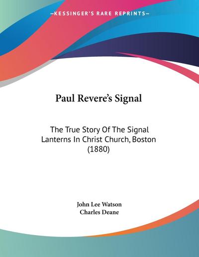 Paul Revere’s Signal