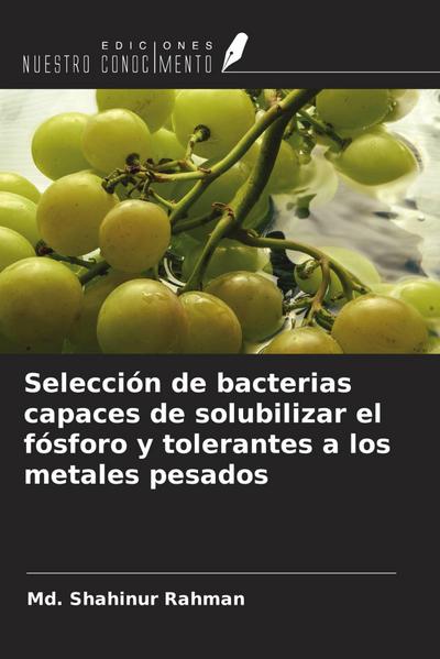 Selección de bacterias capaces de solubilizar el fósforo y tolerantes a los metales pesados