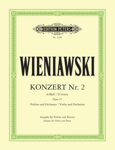 Wieniawski, H: Violin Concerto No. 2 in D Minor Op. 22 (Edit