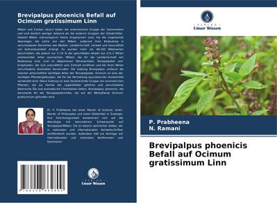 Brevipalpus phoenicis Befall auf Ocimum gratissimum Linn