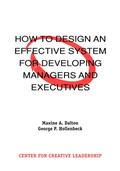 How to Design an Effective System for Developing Managers and Executives
