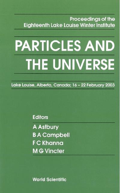 PARTICLES & THE UNIVERSE