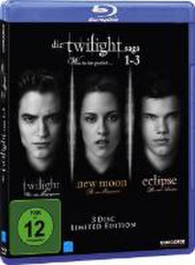 Die Twilight-Saga 1-3, Was bisher geschah, 3 Blu-rays (Limited Edition)