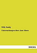 Untersuchungen über Jane Shore