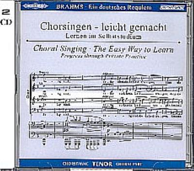 Ein deutsches Requiem op.452 CDs mit Chorstimme Tenor und Chorstimmen