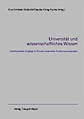 Universität und wissenschaftliches Wissen