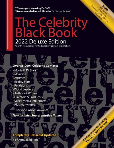 The Celebrity Black Book 2022 (Deluxe Edition) for Fans, Bus