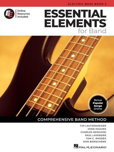 Essential Elements for Band - Electric Bass Book 2 with Eei