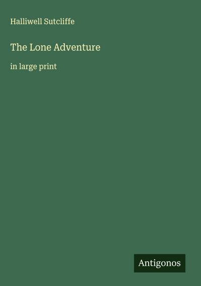 The Lone Adventure