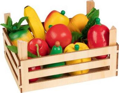 Obst und Gemüse in Kiste