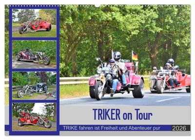 TRIKER on Tour (Wandkalender 2026 DIN A2 quer), CALVENDO Monatskalender