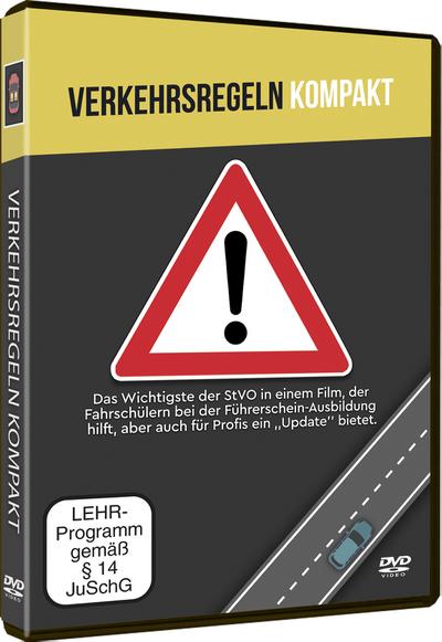 Verkehrsregeln kompakt erklärt von einem Fahrlehrer (aktuelle Regeln für 2021) - perfekt für Theorie und Praktische Führerschein Prüfung Klasse B, A (Auto und Motorrad), DVD-Video