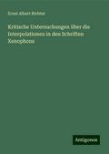 Kritische Untersuchungen über die Interpolationen 