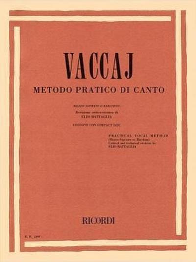 Metodo Practico: Mezzo-Soprano/Baritone - Book/CD [With CD (Audio)]
