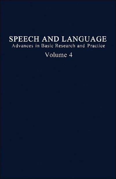 Speech and Language