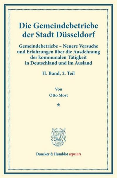 Die Gemeindebetriebe der Stadt Düsseldorf.