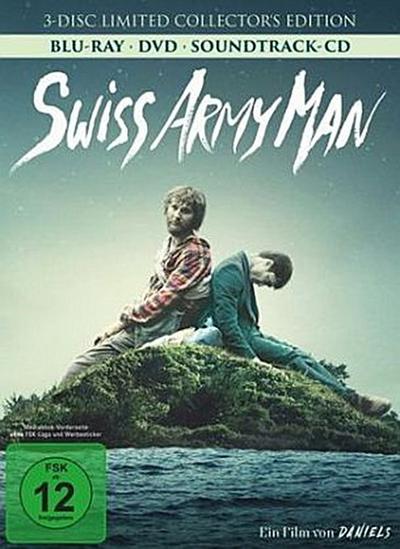 Swiss Army Man, 1 Blu-ray + 1 DVD + 1 Audio-CD (Mediabook) (Limited Col. Ed.)