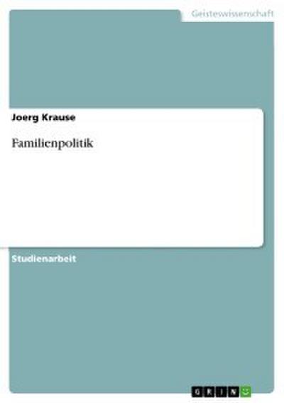 Familienpolitik