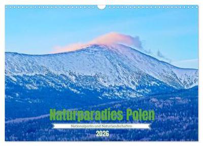 Naturparadies Polen (Wandkalender 2026 DIN A3 quer), CALVENDO Monatskalender