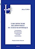 L’architecture relationnelle du texte scientifique
