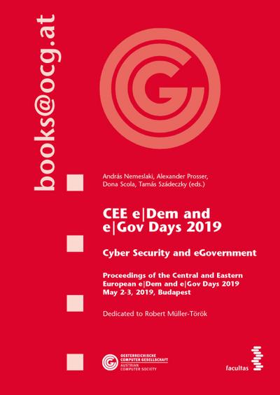 CEE e Dem and e Gov Days 2019
