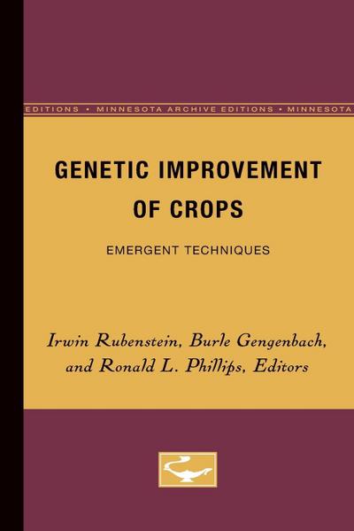 Genetic Improvement of Crops