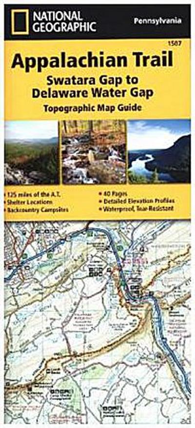 Appalachian Trail: Swatara Gap to Delaware Water Gap Map [Pennsylvania]