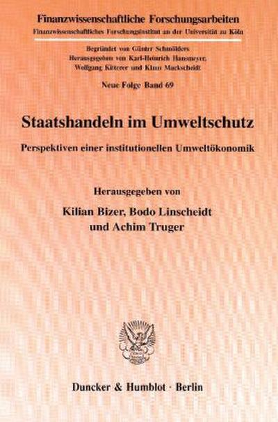 Staatshandeln im Umweltschutz.