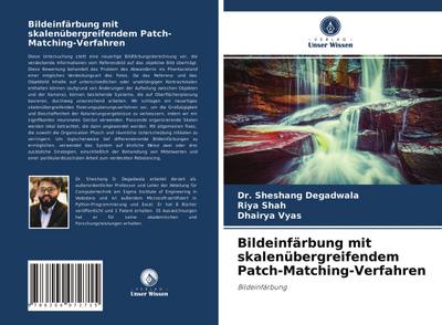 Bildeinfärbung mit skalenübergreifendem Patch-Matching-Verfahren