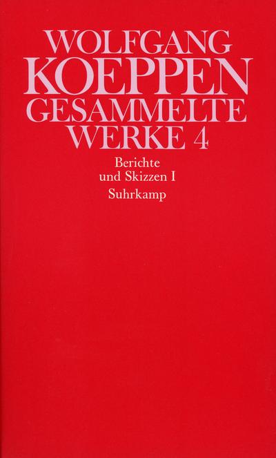 Koeppen, W: Ges. Werke 4