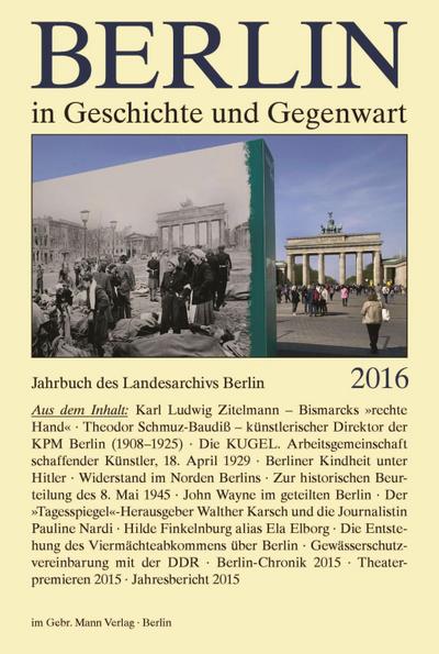 Berlin in Geschichte und Gegenwart 2016