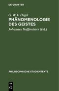 Phänomenologie des Geistes