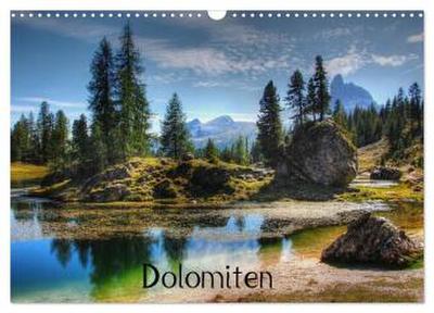 dolomiten (Wandkalender 2026 DIN A3 quer), CALVENDO Monatskalender