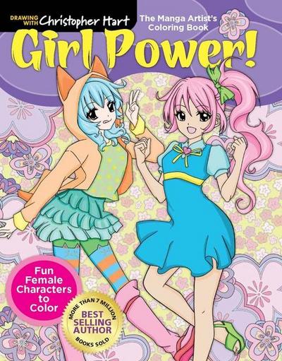 Manga Artist’s Coloring Book: Girl Power!