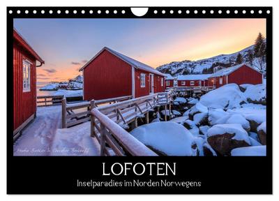 LOFOTEN - Inselparadies im Norden Norwegens (Wandkalender 2024 DIN A4 quer), CALVENDO Monatskalender