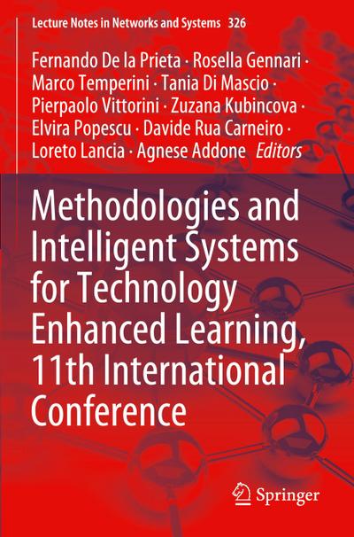 Methodologies and Intelligent Systems for Technology Enhanced Learning, 11th International Conference