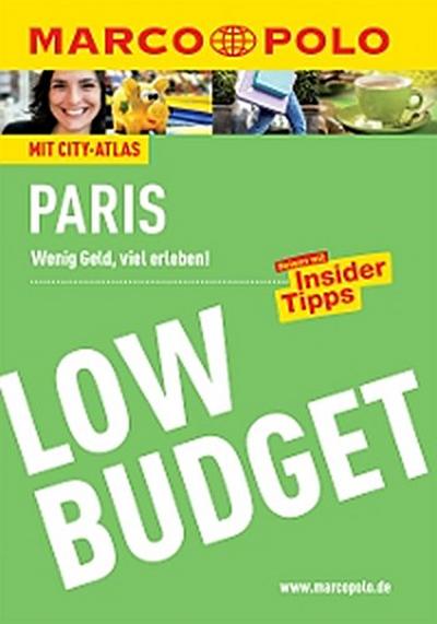 MARCO POLO Reiseführer Low Budget Paris