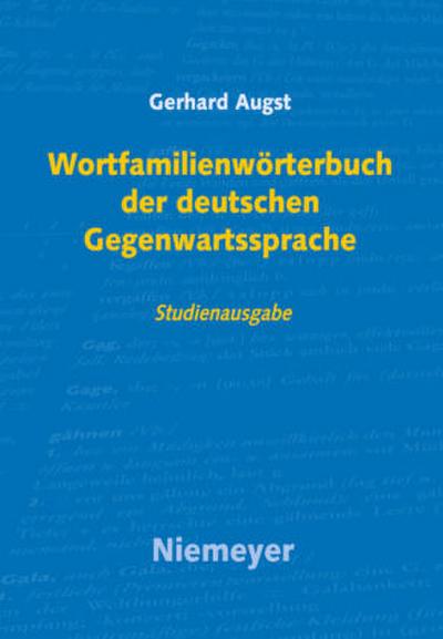 Wortfamilienwörterbuch der deutschen Gegenwartssprache