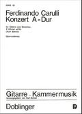 Konzert A-Durfür Gitarre und Streicher, 2 Hörner ad lib.