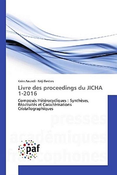 Livre des proceedings du JICHA 1-2016