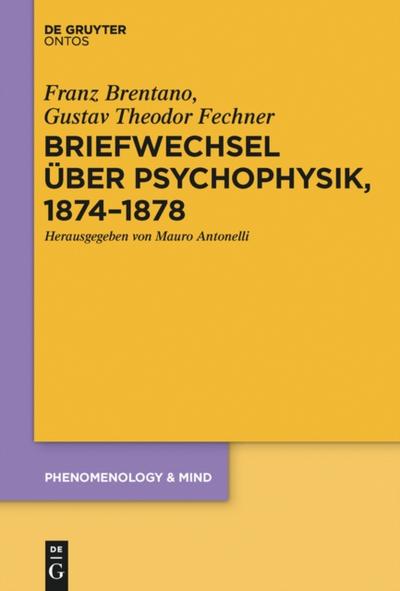 Briefwechsel über Psychophysik, 1874–1878