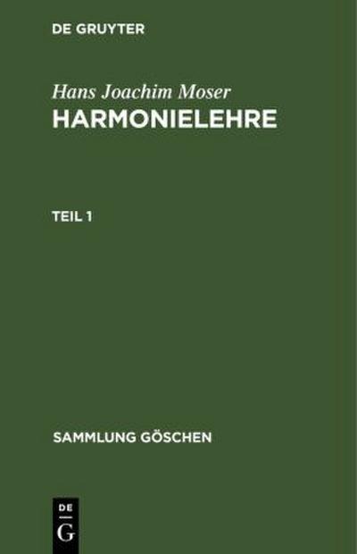 Harmonielehre, T. 1
